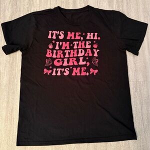 Taylor Swift themed birthday girl short-sleeve tee